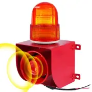 Industrial Siren Alarm Horn With Strobe - AC110V 120dB Loud Flashing Outdoor ...