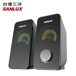 SANLUX 台灣三洋 2.0聲道USB多媒體喇叭 多媒體喇叭 立體音效 LED指示燈 SYSP-200 音響 喇叭