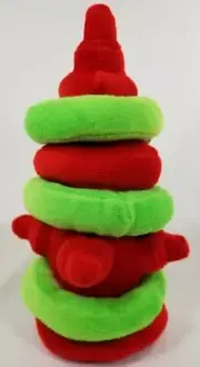 Merry Puzzler Christmas squeaker plush dog toy puppy toys holiday B16