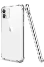 clear iphone case for iPhone 11 (6.1)*new* Hard Back Hybrid Soft Bumper