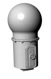 L'Arsenal Models 1/350 SYRACUSE Satellite Communication System (10) 3D Printed