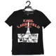 KARL LAGERFELD 卡爾 巴黎鐵塔圖案棉質短T恤.黑