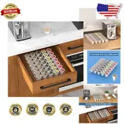 Stylish K Cup Coffee Pod Holder in Acrylic - Organizes 35 Capsules Elegantly