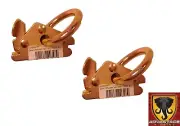 E-Track Steel O Ring Tie Down Anchor QTY 2