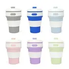 New Coffee Mugs Travel Collapsible Silicone Cup Folding Water Cups BPA FREE Food