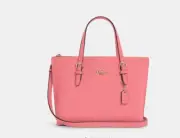 Coach C4084 Mollie 25 Tote Crossbody Taffy Pink Leather Handbag NWT $325