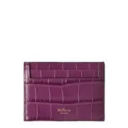 [Mulberry] Credit Card Slip Orchid Bloom Shiny Small Croc