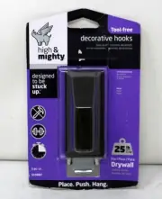 High & Mighty Decorative Hooks 25 Lbs Drywall Oil Rubbed Bronze 1 Piece