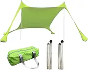 Beach Tent Sun Shelter,Outdoor Sun Shade UPF50+ - Portable Sunshade Tent for Outdoor Activities Family Outing Camping Fishing Beach Picnic