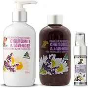 Smiley Dog Organic Chamomile & Lavender Grooming Pack, 3 Count
