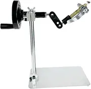 kokiya Rotary Fly Tying Vise,Fly Making Tool,Starter,Adjustable, Metal, Tying Lure Making Accessory Fly Tying Tool