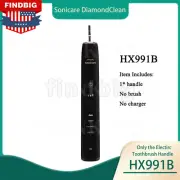 New Philips Sonicare Sonic DiamondClean Electric Toothbrush Handle HX991B Black