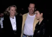 Cybill Shepherd, actor Bruce Willis and Demi Moore attend th - 1989 Old Photo 2