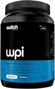 Switch Nutrition WPI-95 Switch Unflavoured Premium Whey Protein Isolate 900 g