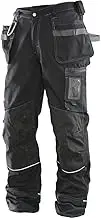 Jobman Craftsman Trousers, Pack of 1, D100, Black, 218119-9900-D100