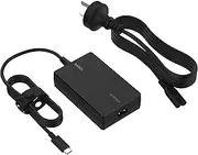 Belkin Connect 100W USB-C Core GaN Power Adapter - Fast-Charging Adapter w/Universal USB-C Compatibility, 100W Power Delivery, 2.5M Power Cable for Gaming, MacBook Pro, PC Laptops, and Chromebook