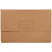 J.Burrows Recycled Document Wallet 250GSM Kraft