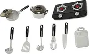 Abaodam 1 Set Simulated Cooking for Kitchen Playset with Sound and Light Effects for Parent Interaction and Creative Learning Activities