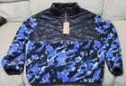 krimson and klover - Irene Fleece Half Zip Blue Camo Ski Jacket - F22152-416-SA