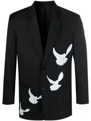 Singing Doves wool blazer