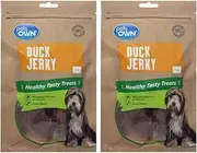 2X Pets Own Duck Jerky Healthy Chews Tasty Dog/Pet Treat/Food/Rewards/Snack 120g