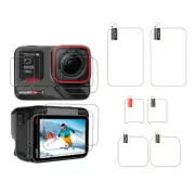 Camera Lens Tempered Glass Protector for insta360 Ace Pro 2 Screen Protector Cap