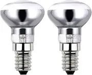 2 Pack Lava Lamp Replacement Bulb R39 E14 25W 230V Reflector Bulbs,Glitter Lamps,Incandescent for Bedroom and Office Bulb Lava Lamp Bulbs,Yellow,Heat Lamp Reflector Bulbs