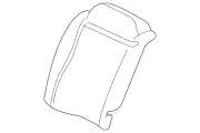 Genuine Honda Seat Back Pad 82122-S5P-A41 (for: Honda)