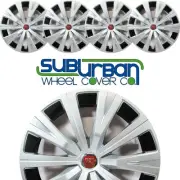 2014-2017 Fiat Style # 530-16SC 16" Two Tone Hubcaps / Wheel Covers NEW SET/4 (for: Fiat)