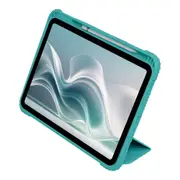 Techxtras Shock Resistant Tri-Folding Tablet Case for iPad 10.9" Turquoise