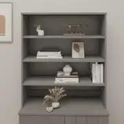 NNEVL Top for Highboard Light Grey 90x30x100 cm Solid Wood Pine