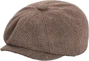 [Vaveren] Beret Hat Flat Hat Spring Winter Fashion Casual Painter Hat Flat Cap Cabbie Driving Hat for Traveling Outdoor Hiking Driving