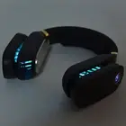 (Blue)LED Neck Fan Hands Bladeless Fan With Heating And Cooling