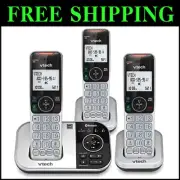 DECT 6.0 Bluetooth Cordless Phone - 3 Handsets with Call Blocking & Answering