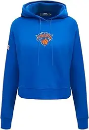 Pro Standard Womens NBA Classic Chenille Cropped Pullover Hoodie