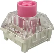 Silent Keyboard Switches,Kailh Box Silent Pink Switches for Mechanical Keyboard,3-pin 35gf Linear/Typing&Gaming/Waterproof Switches(Mute Pink,108Pcs)