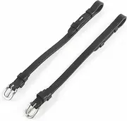 Velociti Horse Bridle Cheeks (UK Size: Cob) (Black)