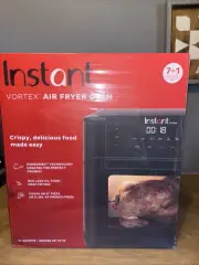 Air Fryer Oven Instant Vortex Plus 10 Quart 7-in-1 1500 W Stainless Steel