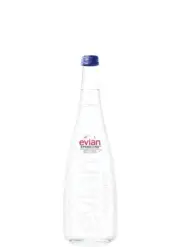 Evian 750mL Sparkling Glass Water Luxury
