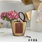 二手99新 CHLOE 蔻依 CHLOE X MIFUKO BASKET BAG 水桶包 單肩斜挎包（棕色）