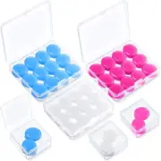 21 Pairs Ear Plugs Sleeping Reusable Moldable Silicone Earplugs Noise Cancelling