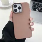 Luxury Leather Case for iPhone XS XR 11 12 13 14 15 16 Pro Max Bumper Back Cover