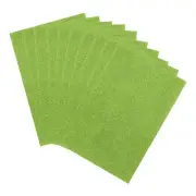 10 Sheets Glitter Foam Sheets Craft Adhesive Sheets EVA Foam Sheets Bright Green