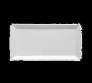Oneida F8000000361S Buffalo Bright White 11.75" x 5.8" Porcelain Platter - 1 Doz