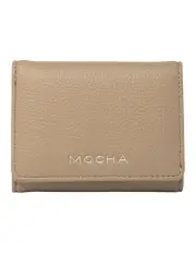 [Mocha] Emery Mini Wallet in Taupe