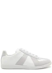 Maison Margiela Replica Panelled Leather Sneakers - White - 42 (IT42 / UK8) 42 (IT42 / UK8)