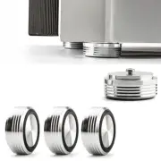 4pcs Aluminum Alloy Speaker Isolation Stand Feet HiFi Turntable Amp CD Base Pads