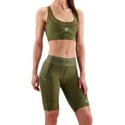 Skins Women's Series-3 Activewear Elite Bra Khaki