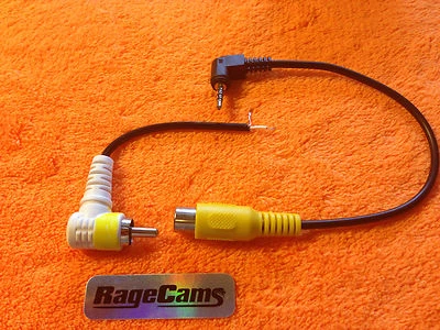 Right Angle Video Out Cable Composite RCA Plug FPV for Gopro HD Hero2 Hero 1 960