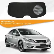 Custom Fit Car Sunshade Fits HONDA CIVIC 9th GEN 2011-2016 Rear Window Shade